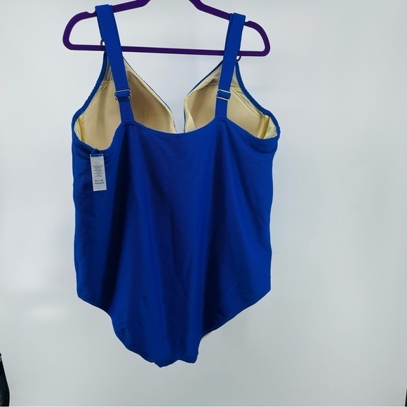 Cobalt Blue swimsuits for all one piece suit with tie detail - Picture 4 of 9